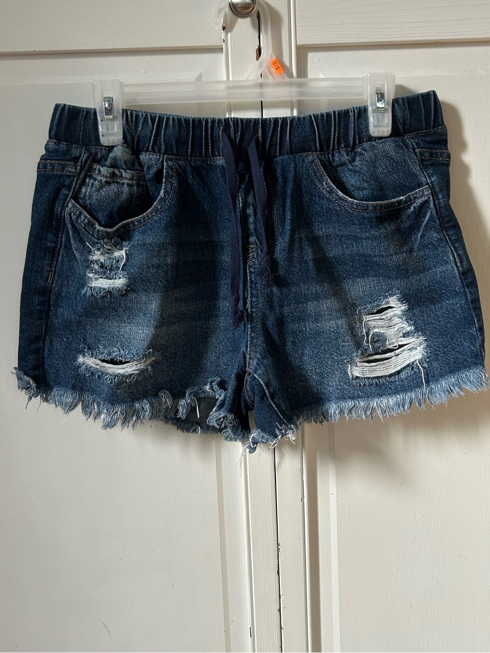 YMI Blue Jean Shorts Distressed Style